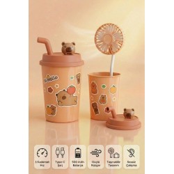 Bardak Model Mini Ayıcıklı Fan