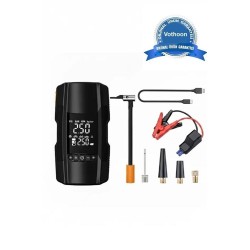 Şarjlı 10.000 Mah Akıllı Dijital Lastik Şişirme Pompası | 150 Psı | 12v Akü Şarj Takviyeli