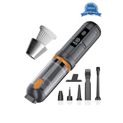 Araç Süpürgesi Şarjlı 120w 20.000pa Göstergeli Yeni Nesil Metal Filtre Extra Vakum Ve Üfleme