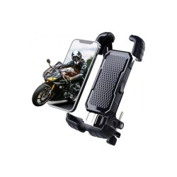 360° Derece Ayarlanabilen Gidon Bağlantılı Bisiklet Motosiklet İçin Abs 4-7.8″ İnç Telefon Tutucu