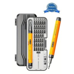 3.7v Şarjlı Mini Elektrikli Tornavida Seti 500mah Type-c Manyetik Hassas Uçlu Vida Seti 38 Parça