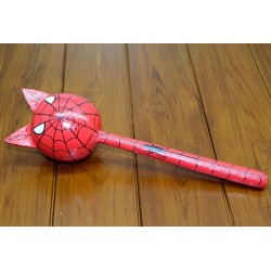 Ahşap Kedili Spiderman Marakas Tekli Polos:24