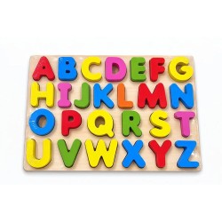 Ahşap Alfabe Puzzle Eğitici Oyuncak 94-432