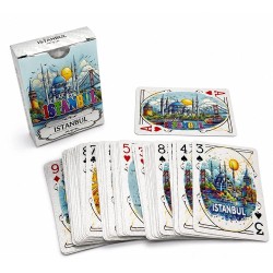 İstanbul Temalı İskambil Oyun Kartı Alk5659