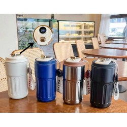 Askılı Ve Derece Göstergeli Vakumlu Mug - 500 Ml Modern Kahve Termosu Alk3136