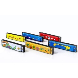 Desenli Metal Mızıka Alk4388