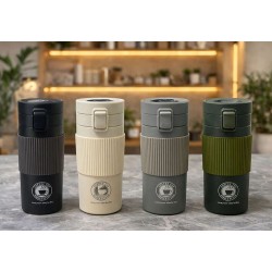 500 Ml Paslanmaz Çelik Termos Dereceli Mug - Sızdırmaz Kapaklı Çift Katmanlı Dereceli Termos  Alk4627