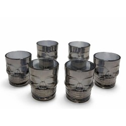 6'lı Kurukafa Cam Shot Bardağı Alk5115