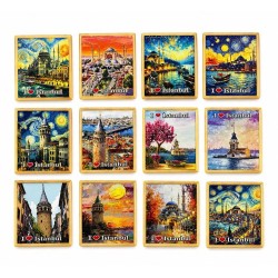 İstanbul Temalı Buzdolapı Süsü Magnet Alk5404