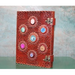 Taşlı Deri Defter Ksk3156