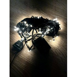 10m 100 Led Damla Uçlu Gün Işığı Siyah Kablo Mz-17-3