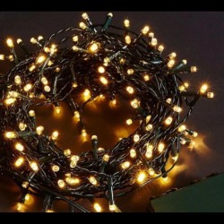 10m 100 Led Boncuk Lamba Gün Işığı Siyah Kablo Mz-18-4