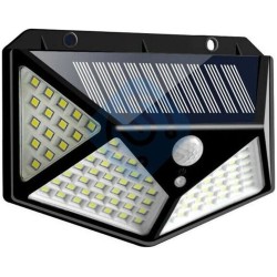 100 Led Dış Mekan Solar Aydınlatma Fotoselli Solar Lamba Hareket Sensörlü