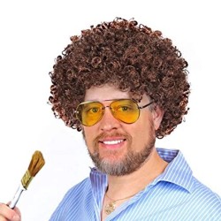 Bob Ross Bonus Peruk Kahverengi Renk 120 Gr