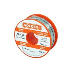 40-60 Lehim Teli 200 Gr 1.2 Mm - Sn:40 / Pb:60