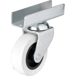 323 - 50x20 Mm Gri Uzun U Tablalı Teker 4 Adet