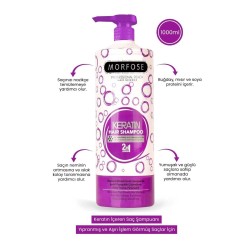 Keratin Şampuan 1000 ML - Besleyici Koruyucu Etki