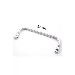 Gizli Metal Çanta Bursu – 27 cm - Metal Çanta Aparatı Çanta Aksesuarı