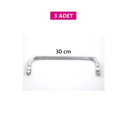 Gizli Metal Çanta Bursu – 3 Adet - 30 cm - Metal Çanta Aparatı Çanta Aksesuarı