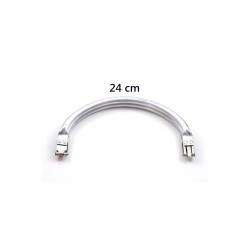 Gizli Metal Oval Çanta Bursu – 24 cm - Metal Çanta Aparatı Çanta Aksesuarı