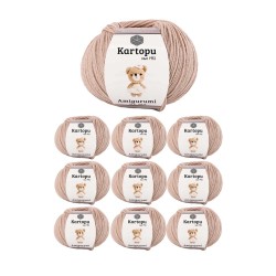 10 Adet Amigurumi El Örgü İpi 50gr 850