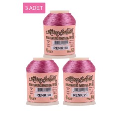 3 Adet Altınbaşak Oya ve Dantel İpi 20 gr - Royaleks - No: 020