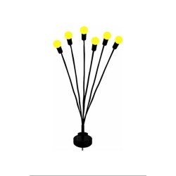 Bahçe Çiti 6'lı Renkli Güneş Enerjili LED Lamba ROYALEKS-1085